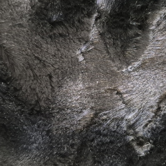 Adienne Landau NEW FAUX VEST L Black Luxury - Picture 3 of 7